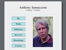 Tablet Screenshot of iannacconeworks.com